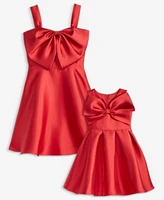 Rare Editions Little Big Girls Mikado Bow Dresses