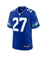 Nike Men's Tariq Woolen Royal Seattle Seahawks Throwback Player Game Jersey