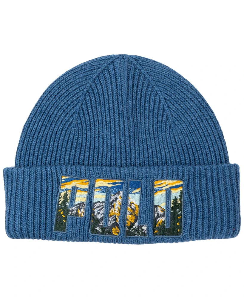 Polo Ralph Lauren Men's Scenic Embroidered Beanie