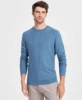 Alfani Men's Wool-Blend Textured Sweater, Created for Macy's