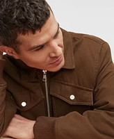 Mode of One Men's Multi Pocket Bomber Jacket, Created for Macy's