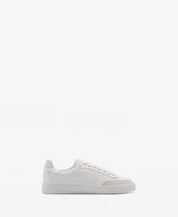 Mango Women's Leather Panel Sneakers