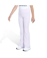 adidas Big Girls Rib Velour Vented Flare Leg Pant