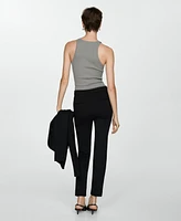 Mango Women's Pleated Suit Pants