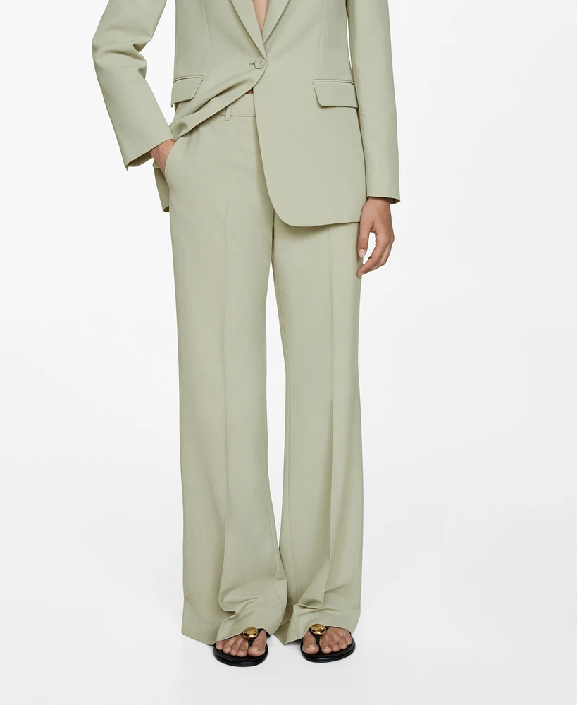 Mango Women's Lyocell Suit Pants