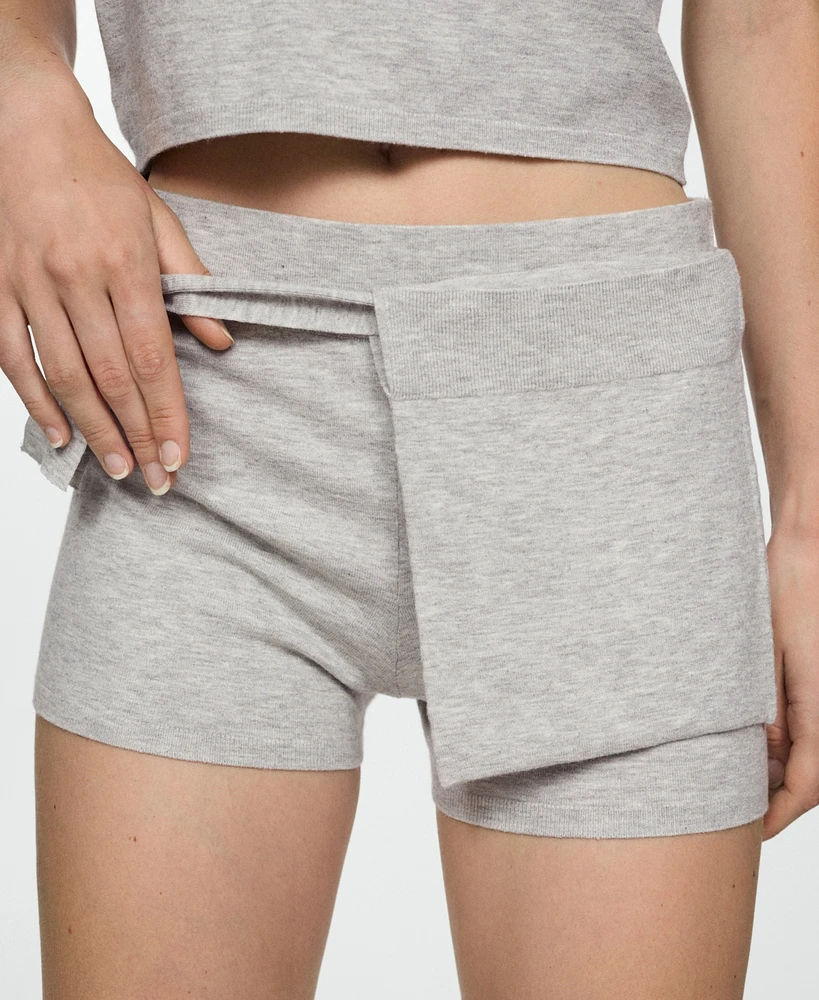 Mango Women's Knitted Or Crochet Shorts