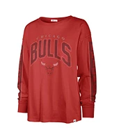 '47 Brand Women's Red Chicago Bulls Tomcat Long Sleeve T-Shirt