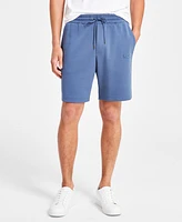 Michael Kors Men's Athletic-Fit Stretch Textured Logo 9" Shorts