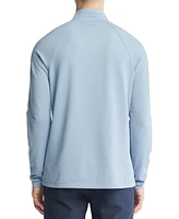 Calvin Klein Men's Tech Pique Quarter-Zip Sweater