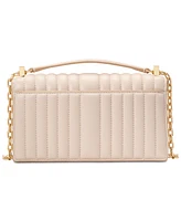 kate spade new york Deco Quilted Leather Mini Flap Chain Crossbody Bag