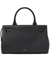 kate spade new york Deco Pebbled Leather Satchel Bag