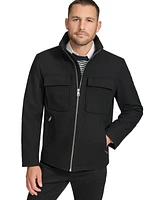 Calvin Klein Men's Hipster Full-Zip Jacket with Zip-Out Hood