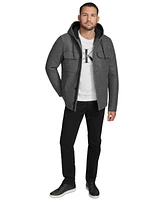 Calvin Klein Men's Hooded Shirt Jacket