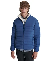 Dkny Men's Quilted Fleece-Lined Full-Zip Puffer Jacket