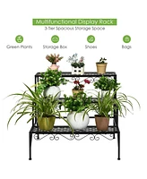 3 Tiers Metal Decorative Plant Stand