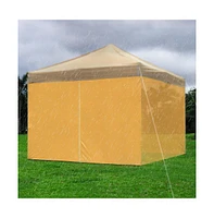 Yescom InstaHibit Universal Sidewall Zipper UV30+ Fits 10x10ft Canopy Backyard 1 Piece