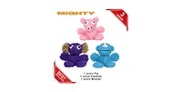 Mighty Mighty- Microfiber Ball Jr Elephant, Monster & Pig-Combo Pack. Durable Dog Toys