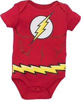 Dc Comics Baby Boys Justice League 5 Pack Costume Bodysuits Newborn to (0-3 Months - 24 Months)