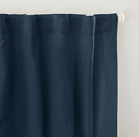 Bokser Home 100% French Linen Window Curtain Set