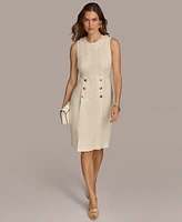 Donna Karan New York Women's Tweed Sheath Dress