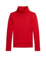 Polo Ralph Lauren Big Girls Ribbed Cotton-Modal Turtleneck Sweater