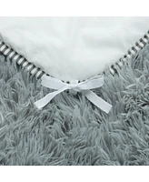 Chanasya Premium Faux Fur Duvet Cover Set