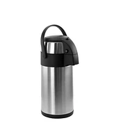 MegaChef 3 Quart Stainless Steel Airpot Hot Water Dispenser for Coffee and Tea