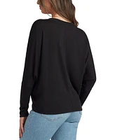 Bcx Juniors' Scoop Neck Dolman Sleeve Top