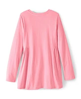 Lands' End Big Girls Plus Long Sleeve Tunic Top