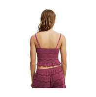 Cotton On Women's Textured Super Soft Cami