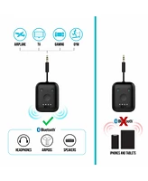 Mee Audio Connect Air In-Flight Bluetooth Wireless Transmitter Adapter for up to 2 AirPods / Other Headphones