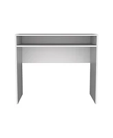 Fm Furniture Estill Desk in melamine with storage,white