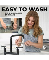 Premium Garlic Press - Durable Masher with Soft, Easy to Squeeze Handle