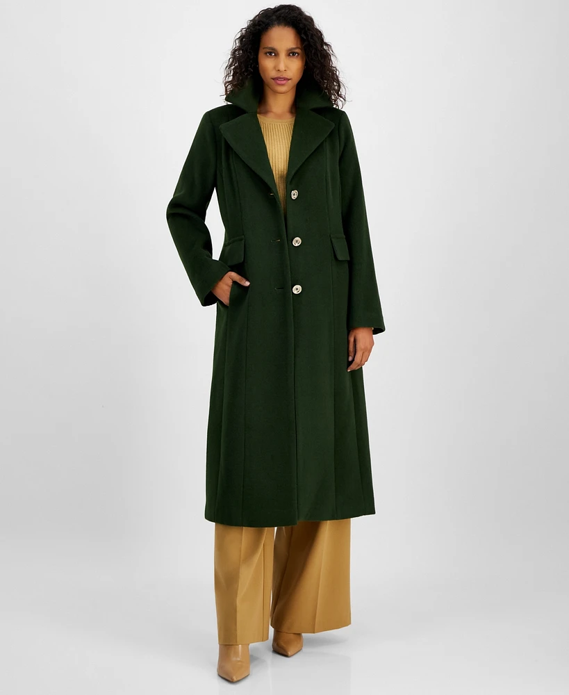 Michael Michael Kors Women's Single-Breasted Maxi Coat