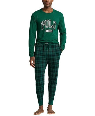 Polo Ralph Lauren Men's 2-Pc. Crewneck Jogger Pajamas Set