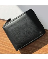 Club Rochelier Men's Zip Around Billfold Wallet