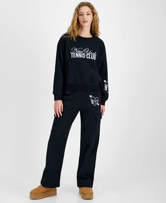 Self Esteem Juniors Sweatshirt Cargo Sweatpants