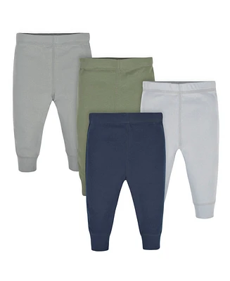 Gerber Baby Boys Active Pants, 4 Pack