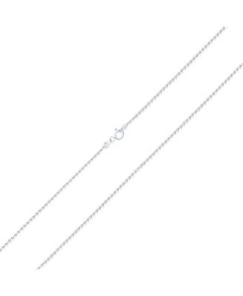 Bling Jewelry 180 Gauge Strong Shot Bead Ball .925 Sterling Silver Chain Necklace For Men Nickle Free Made In Italy 16 18 20 24 Inch