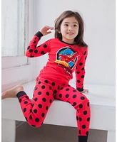 Miraculous Girls Ladybug Vesperia Rena Rouge Pullover Pajama Shirt and Pants Sleep Set to