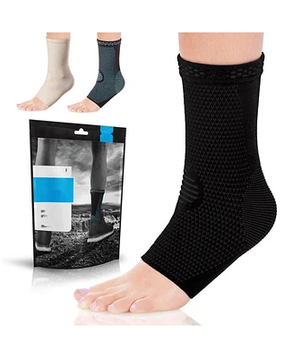 Powerlix Leg Compression Sleeve for Swelling and Pain Relief