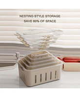 Fc Design Design- 5 Pcs Premium Food Preservation Storage Container Box Set
