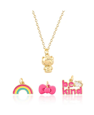 Hello Kitty Sanrio Charm Set with Necklace Chain