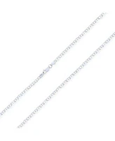 Bling Jewelry Solid Heavy .925 Sterling Silver 4679mm Marina Anchor Nautical Mariner Chain Link Necklace 16 18 20 24 Inch