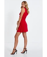 Quiz Women's Ity A-line Mini Dress