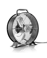 Vie Air 12 Inch High Velocity Dual Speed Retro Metal Drum Fan