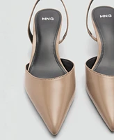 Mango Women's Kitten Heeled Shoes
