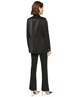 Karl Lagerfeld Paris Women's Rhinestone Trim Blazer