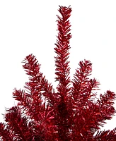 Northlight 6' Metallic Tinsel Artificial Christmas Tree - Unlit