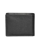 Roots Men's Men Leather Slimfold Wallet with Removable Passcase